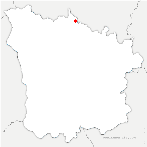 carte de localisation de Clamecy