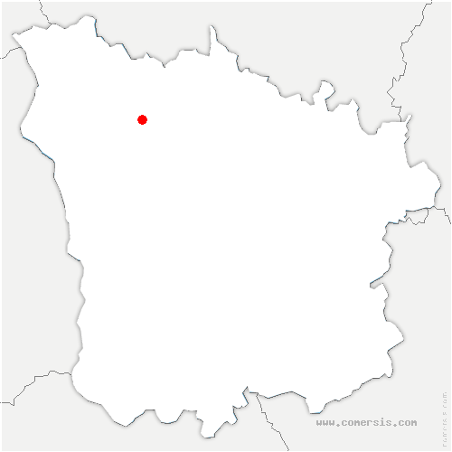 carte de localisation de Colméry