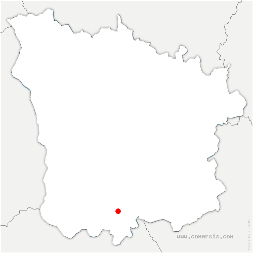 carte de localisation de Cossaye