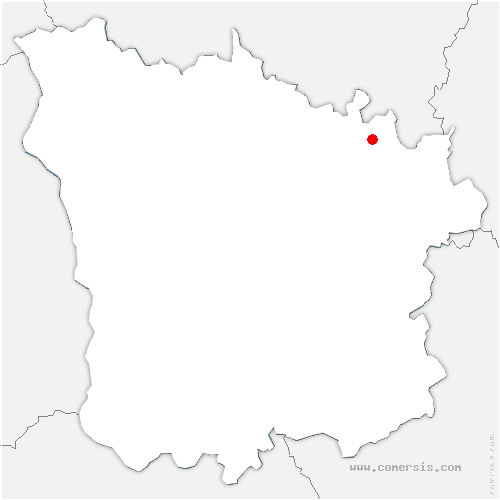 carte de localisation de Couargues