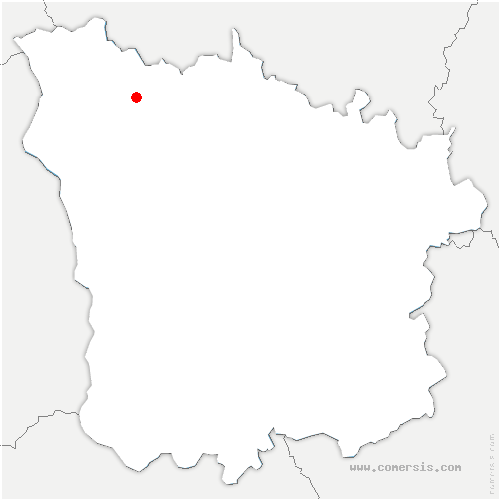 carte de localisation de Couloutre