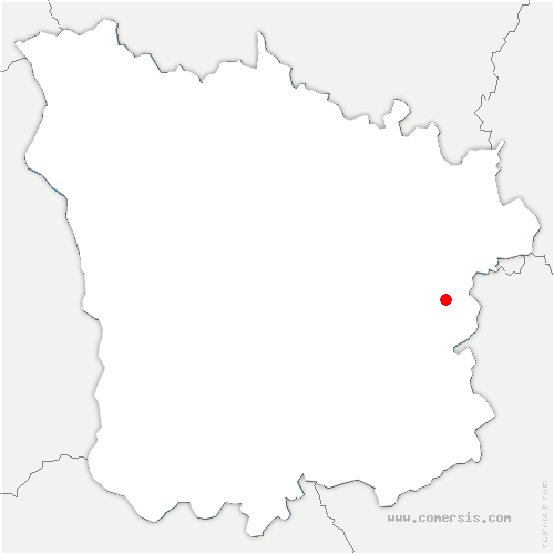 carte de localisation de Cuffy