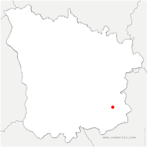 carte de localisation de Dissangis