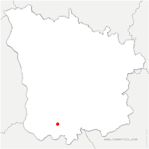 carte de localisation d'Étais-la-Sauvin