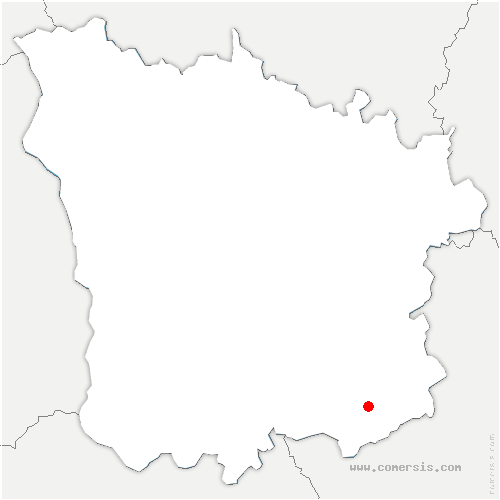 carte de localisation de Fléty