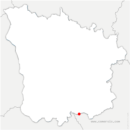 carte de localisation de Foissy-lès-Vézelay