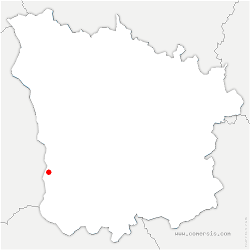 carte de localisation de Gimouille