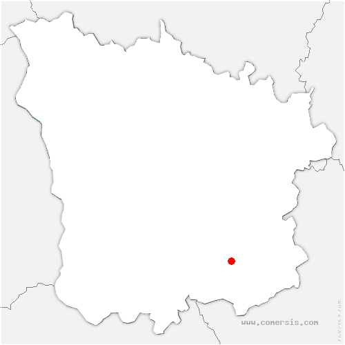 carte de localisation de Girolles