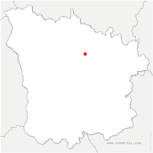 carte de localisation de Héry