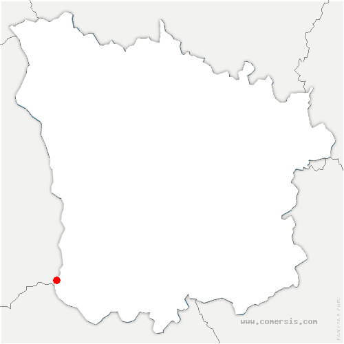 carte de localisation de Langeron