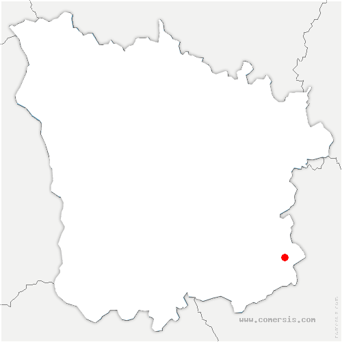 carte de localisation de Larochemillay
