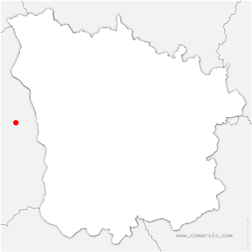 carte de localisation de Lesme