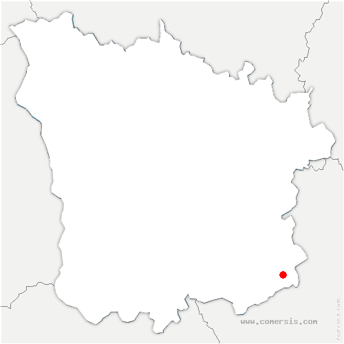 carte de localisation de Luzy