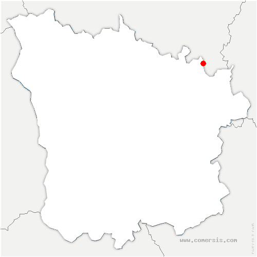 carte de localisation de Marigny-l'Église