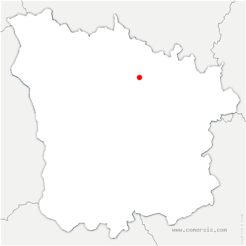 carte de localisation de Marigny-sur-Yonne
