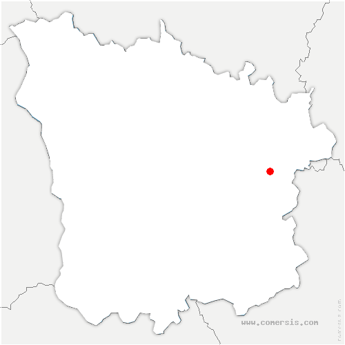 carte de localisation de Menetou-Couture