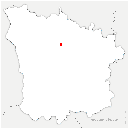 carte de localisation de Michaugues