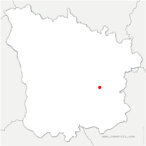 carte de localisation de Moulins-Engilbert