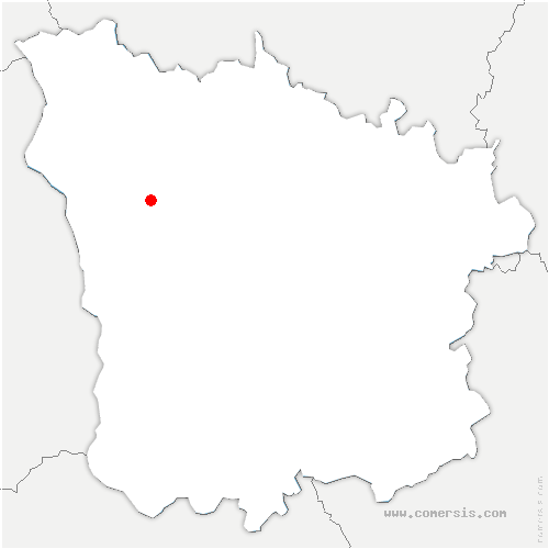 carte de localisation de Nannay