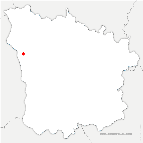carte de localisation de Narcy