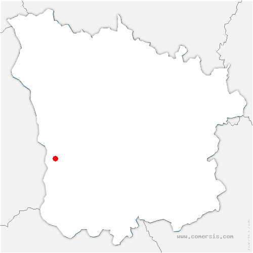 carte de localisation de Nevers