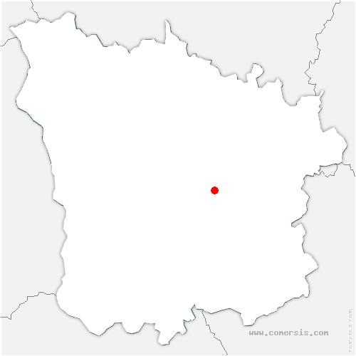 carte de localisation d'Ougny