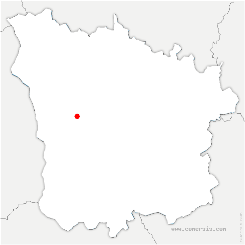 carte de localisation de Poiseux