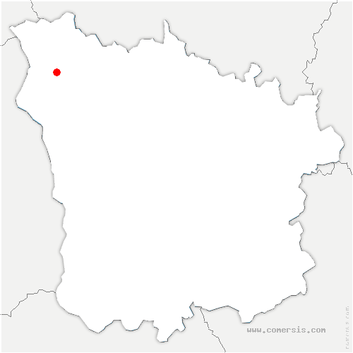 carte de localisation de Pougny