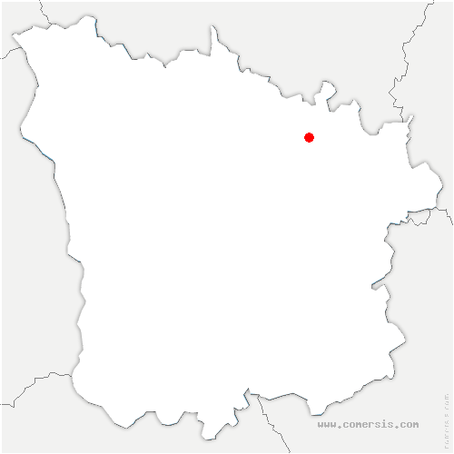 carte de localisation de Pouques-Lormes