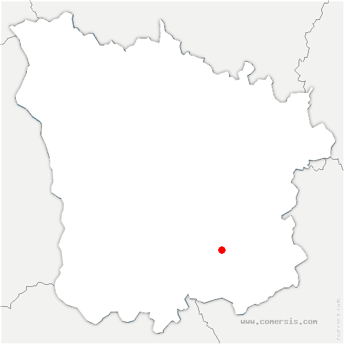 carte de localisation de Précy-le-Sec