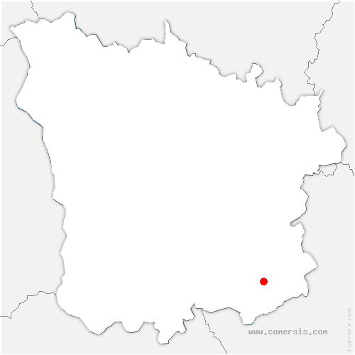carte de localisation de Provency