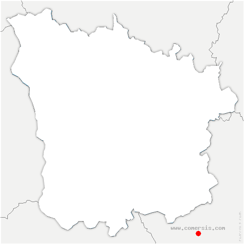 carte de localisation de Quarré-les-Tombes