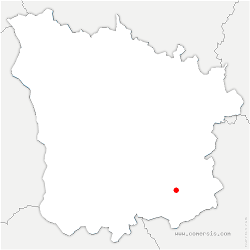carte de localisation de Rémilly