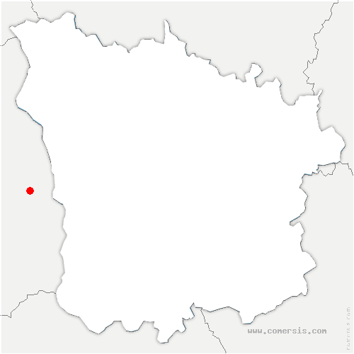 carte de localisation de Rouvray