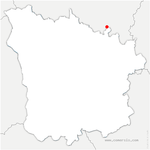 carte de localisation de Saint-André-en-Morvan