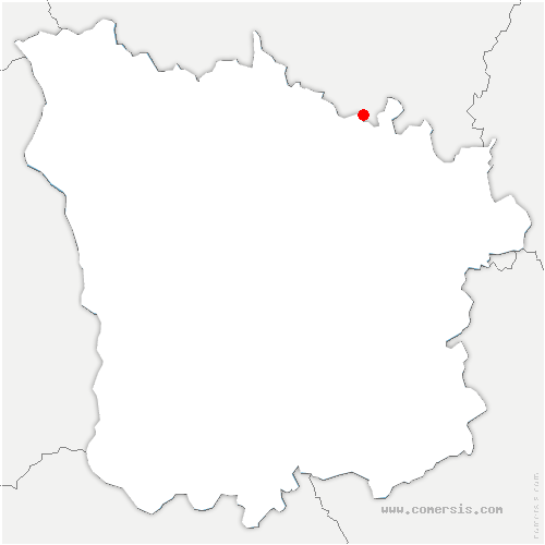 carte de localisation de Saint-Aubin-des-Chaumes