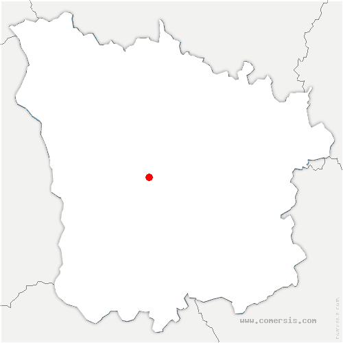 carte de localisation de Saint-Benin-des-Bois