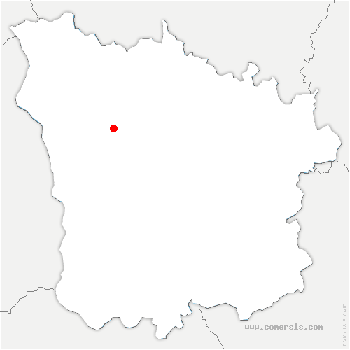 carte de localisation de Saint-Bonnot