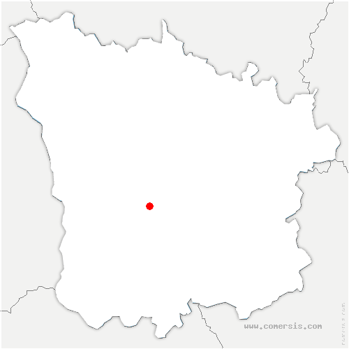 carte de localisation de Saint-Firmin