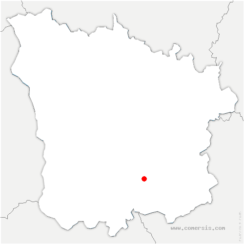 carte de localisation de Saint-Gratien-Savigny
