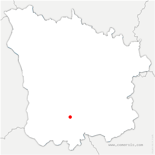 carte de localisation de Saint-Léger-des-Vignes