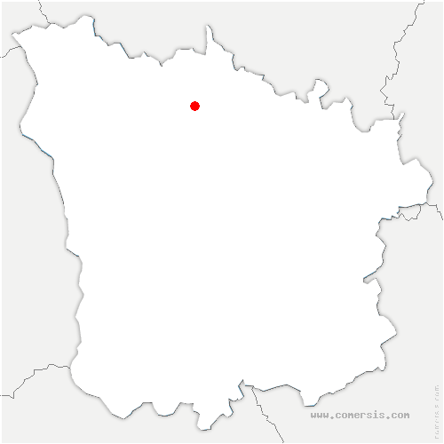 carte de localisation de Saint-Pierre-du-Mont