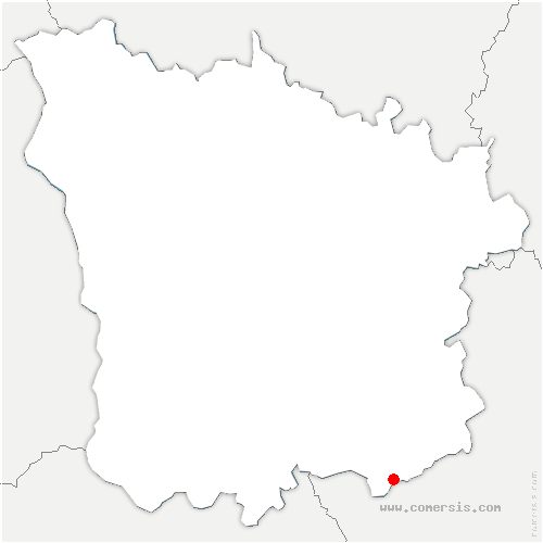 carte de localisation de Saint-Seine
