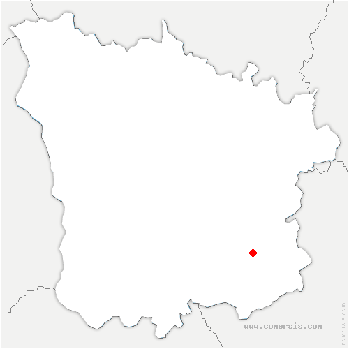 carte de localisation de Sainte-Colombe