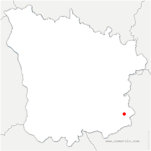 carte de localisation de Santigny