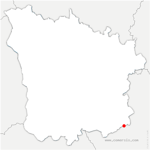 carte de localisation de Savigny-en-Terre-Plaine