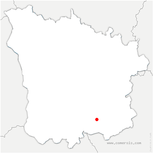 carte de localisation de Sermizelles