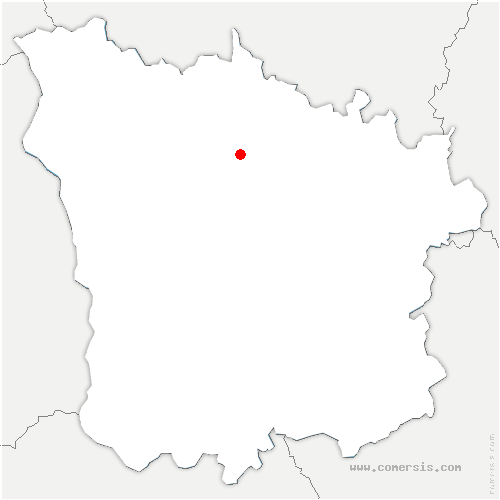 carte de localisation de Taconnay