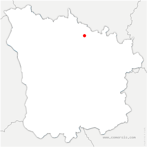 carte de localisation de Teigny