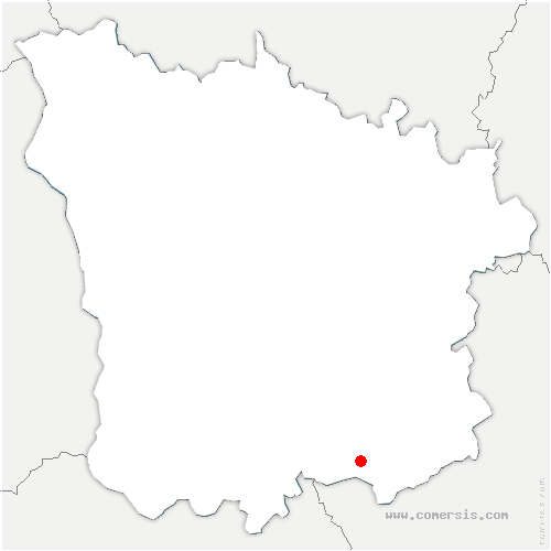 carte de localisation de Tharoiseau